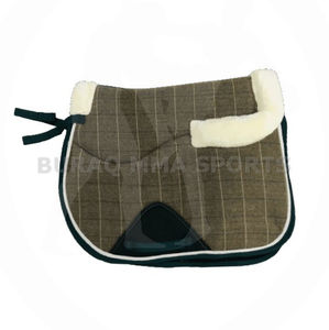Almohadillas de Silla de Montar Ligeras OEM Lisas Teñidas con Relleno de Algodón y Forro Polar - Product Image 2