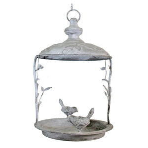 Luxury Rustic Style Hanging Bird Feeder with Transparent Body <b>for</b> Wild Birds - Product Image 6