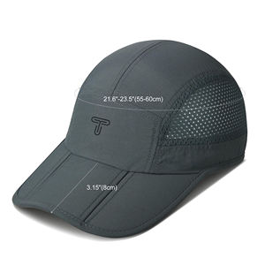 Casquette de baseball unisexe en toile, 6 panneaux, respirante, imperméable, toutes saisons, style urbain, couleur unie, ajustement réglable 52-54 cm - Product Image 1