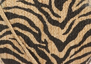 Bolso de mano de yute con estampado de cebra para fiesta en la playa, asa de cuerda, tamaño personalizado, patrón animal para mujer - Product Image 5