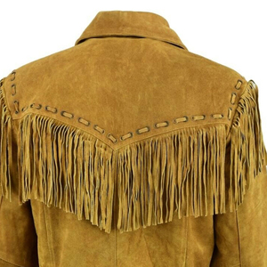 Winter Waterproof Windproof PU Leather Bomber <b>Jacket</b> with Multi-Zip Pockets & Customized <b>Fringe</b> - Product Image 5