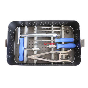 Orthopedic Broken <b>Screw</b> Removal Instrument <b>Set</b> Professional Hexagon Torx Extraction System Surgical Bone <b>Screw</b> and Plate - Product Image 4