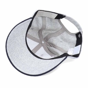 Casquette unisexe 6 panneaux style Dad Cap gris marine contrastant en coton et polyester, ajustée, décontractée, pour adulte, toutes saisons - Product Image 4