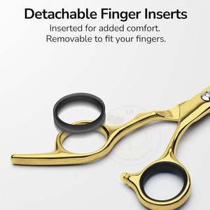 Ciseaux de coiffure durables de haute qualité en acier inoxydable 6CR13, légers, pour droitiers, outil professionnel de coupe de cheveux - Product Image 3