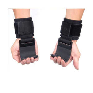 Ganchos para Levantamiento de Pesas para Gimnasio / Ganchos de Agarre para Entrenamiento de Fuerza con Barra y Correas - Product Image 5