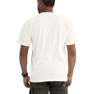 Camisetas de Cuello Redondo, Manga Corta, Estilo Ajustado, Mezcla de Algodón Suave, Color Cómodo, 60% Algodón, 40% Poliéster, Tejido Jersey - Product Image 5