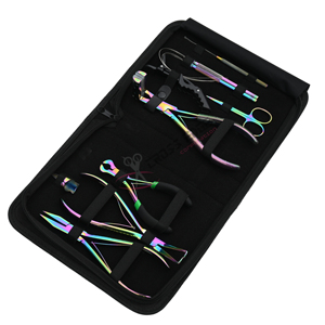 Hair Extension Tools Kit Salon Trimmer Hair Divider Ring Styling Grips Professional Hair Extension Pliers Alligator Clips Set - Product Image 1