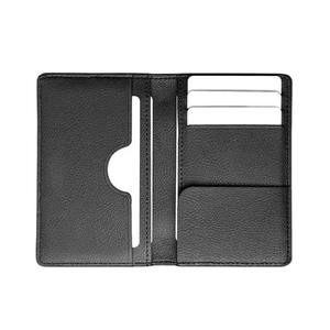 Cartera de Viaje de Cuero PU Personalizada al por Mayor con Cierre de Clip, Estilo Ejecutivo, Logotipo Personalizado, Porta Tarjetas de Identificación y Pasaporte - Product Image 1