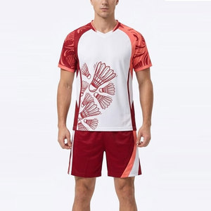 Uniforme de bádminton de entrenamiento con tela de alto rendimiento que ofrece transpirabilidad, comodidad y libertad de movimiento en la cancha. - Product Image 3