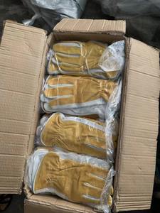 Guantes de Cuero Industriales para Conductor, Resistentes, para Trabajo Pesado, Color Personalizado - Product Image 5