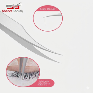 Pinzas para Pestañas de Acero Inoxidable con Logotipo Profesional de Nuevo Diseño, Punta Suave de Precisión, Alta Calidad, Duraderas, Reutilizables, Hechas en Pakistán - Product Image 4