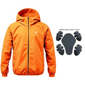 Veste de moto coupe-vent haute performance, réfléchissante et légère pour les groupes de motards professionnels - Product Image 1