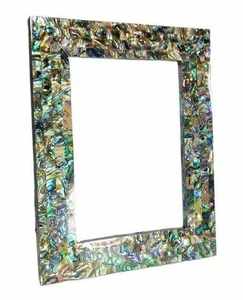 Bone Inlay UV <b>Printed</b> Handmade Floral Pattern Vertical Rectangle Wood Tabletop Photo <b>Frame</b> Set Luxury Home Decor Gift - Product Image 5