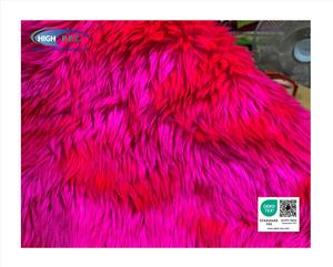 Tela de Punto de Pelo Largo Color Rosa Intenso 30/35mm, Peso Medio, para Prendas, Juguetes, Abrigos, Bolsos y Textiles para el Hogar - Product Image 6