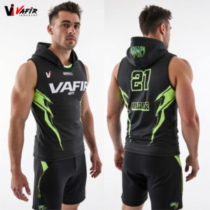 Ensembles d'uniformes de football 7v7 en polyester et élasthanne, imprimés par sublimation, respirants, compressifs, de haute qualité, antibactériens et à séchage rapide - Product Image 2