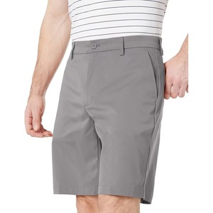 Shorts de sport décontractés pour hommes avec logo personnalisé, été, couleur unie, écologiques, taille élastique, séchage rapide, respirants, en coton - Product Image 4