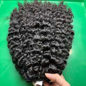 Extensiones de cabello humano virgen crudo vietnamita de alta calidad, paquetes rizados birmanos alineados con cutícula - Product Image 6