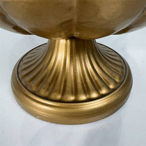 bold blossom High Quality Copper Metal <b>Vase</b> Modern Home <b>Wedding</b> Event Table Centerpieces Decor Wholesale - Product Image 3