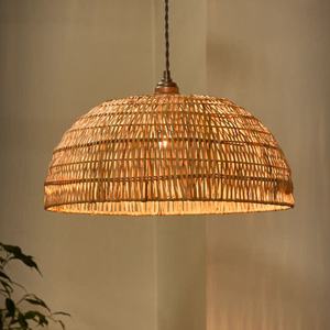 Lámpara de Mimbre en Oferta, Lámpara Colgante Rústica Moderna Tradicional para Interiores de Hotel, Vietnam - Product Image 5