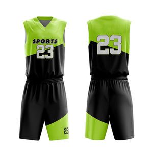 Maillots de basket-ball pour hommes personnalisés, respirants, à séchage rapide, réversibles, ensemble d'uniformes de basket-ball personnalisés - Product Image 3