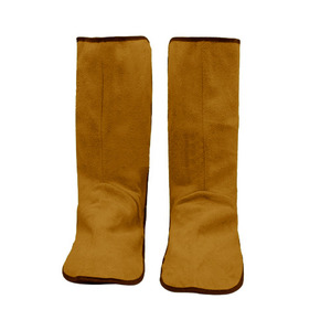 Cubrezapatos de Soldadura de Cuero Vacuno Blanco Premium de Primera Calidad, Resistentes al Calor, Ecológicos, para Trabajos de Bomberos - Product Image 5