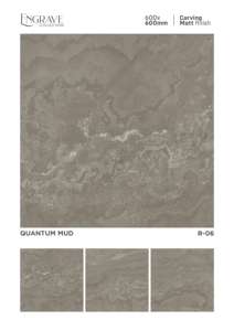 Azulejos de Porcelana Premium con Textura Mate, 600X600MM 24X24, Azulejos de Cerámica Vitrificados para Pisos Interiores - Product Image 5