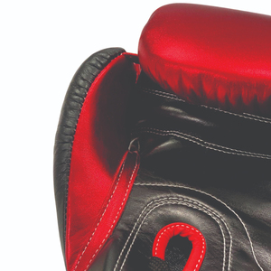Red and Black Wholesale Price High Quality Design No Boxing No Life Boxing <b>Gloves</b> Genuine Leather Cowhide Skin Sparring <b>Glove</b> - Product Image 5