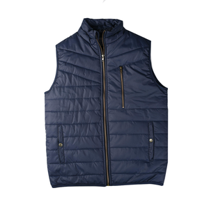 <b>Mens</b> Quilted Waistcoat Vest Sleeveless <b>Gilet</b> <b>Lightweight</b> Warm Outdoor Winter Casual Layering Custom Wholesale Apparel Manufactur - Product Image 1