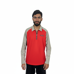 Nueva Llegada 2026 Camiseta Polo para Hombre de Manga Larga con Hombros Caídos y Diseño a Rayas 100% Algodón - Product Image 1