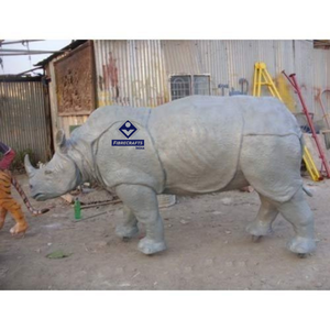Nueva Estatua de Rinoceronte de Resina 2026, Escultura Animal Realista, Artículo Coleccionable - Product Image 5