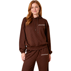 Womens Pullover Hoodie Tracksuit <b>Two</b> <b>Piece</b> Casual Fleece <b>Lounge</b> <b>Set</b> Relaxed Fit Elastic Waist Wide Leg Activewear Outfit - Product Image 3