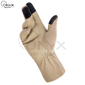 ถุงมือนิรภัย Nomex สำหรับงานหนัก ทนไฟ กันลื่น หนังแท้ สำหรับยุทธวิธี ล่าสัตว์ ยิงปืน ป้องกันมือ ถุงมือทำงานเพื่อความปลอดภัย - Product Image 4