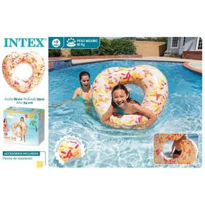 Anillo de natación Donut Heart de 104x99 cm, hecho de material duradero para deportes acuáticos - Product Image 3