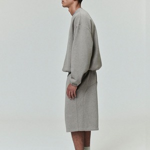 ชุดเซ็ตเสื้อสเวตเชิ้ตแขนสั้นผ้าเทอร์รี่คอตตอนปักลายสตรีทแวร์สำหรับผู้ชาย ออกแบบเองได้ ไซส์พลัส - Product Image 5