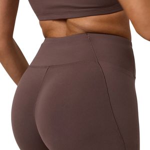 Brown High Waist Legging Women Stretch Fitness <b>Tights</b> Soft Touch Workout Yoga Pants Athletic Activewear Daily Wear - Product Image 5