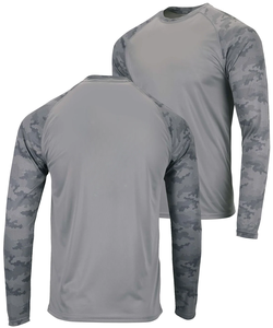 Camiseta de Pesca Personalizada con Malla Antibacteriana, Impresión por Sublimación Completa, Manga Larga, Protección UV, Secado Rápido, Transpirable, Deportiva - Product Image 1