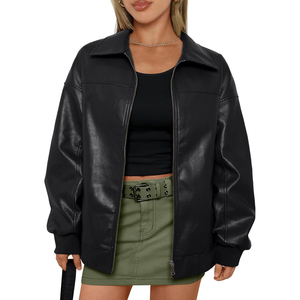Oversized Distressed Tan <b>Suede</b> Leather <b>Jacket</b> Casual Relaxed Fit Soft Texture Boho Style Fashion - Product Image 3