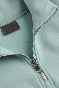 Sweat-shirt pour homme en polaire à demi-zip, pull à quart de zip, sweat-shirt court, pulls à quart de zip, service OEM - Product Image 6