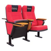 Chaise de théâtre pliable et mobile avec bureau intégré – Design moderne pour écoles et hôpitaux – Mobilier commercial peu encombrant
