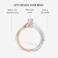 Bague de fiançailles tendance plaquée or 18 carats certifiée, avec pierre ovale de 3 carats de laboratoire, pureté E VVS2, et bande florale