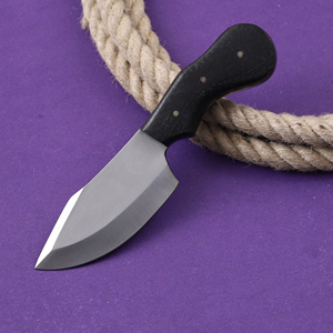 Cuchillo Nórdico de Acero Inoxidable con Hoja Fija Tipo Drop Point, Mango de Micarta, Personalizado OEM, Hoja Entera, Grado Industrial - Product Image 3