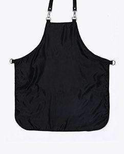 Cape de coiffure à imprimé feuilles avec poche en cuir et bretelles réglables - Product Image 4