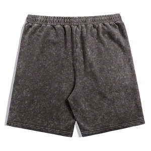 Pantalones Cortos de Algodón Lavado al Ácido para Hombre, Estilo Casual, Deportivo y Urbano - Product Image 3