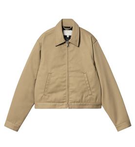 Logo personnalisé Veste de travail pour hommes Design hivernal Double fermeture éclair 100% coton sergé Doublure zippée Distressed Vintage Wash Canvas Boxy Fit - Product Image 1