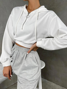 Sudadera de Mujer de Alta Calidad con Lentejuelas en Toda la Superficie, Cuello Redondo, Hombros Caídos, Colección Otoño, Felpa Suave, Bordado Brillante - Product Image 5