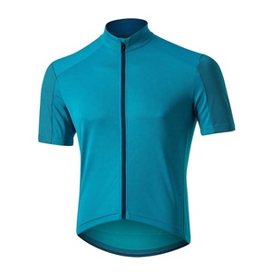 Ensemble de maillot de cyclisme pour homme à manches courtes coupe classique avec short de cyclisme rembourré en gel 5D, séchage rapide, respirant, en Spandex/Polyester - Product Image 2