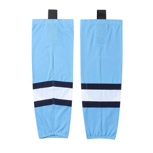 Chaussettes de hockey sur glace de haute qualité, design d'équipe personnalisé, chaussettes athlétiques anti-humidité pour usage sportif professionnel - Product Image 1