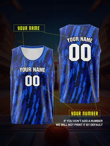 Diseña Tu Propia Camiseta de Baloncesto Sublimada a la Moda, Camiseta de Baloncesto Personalizada con Sublimación y Logotipo - Product Image 5