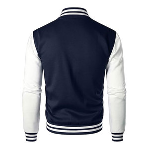 <b>Men</b>’s Varsity <b>Baseball</b> <b>Jacket</b> Cotton Blend Classic Letterman <b>Jacket</b> Retro Athletic Style Button Up College Bomber <b>Jacket</b> - Product Image 3