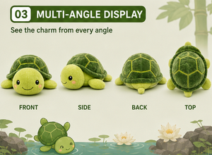 Peluche de Tortuga Marina, Adorable Muñeco de Peluche, Almohada Suave, Juguete Marino para Niños, Regalo, Decoración para Cuarto de Niños - Product Image 2
